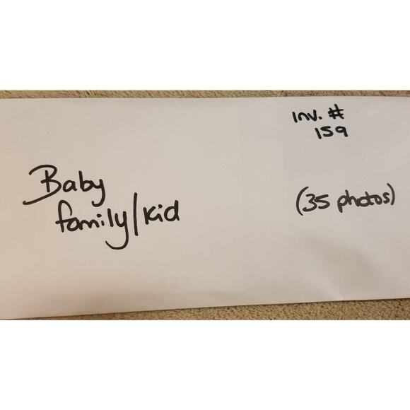 Lot 35 Vintage 1920-30's Baby PHOTOS Family Outfits Dad Holding Rocking #159 - Picture 12 of 12